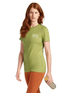 DAMES Icebreaker Shirts Dames|W Merino 150 Tech Lite ss Tee Adventure Ride