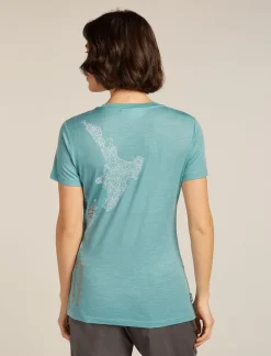 DAMES Icebreaker Shirts Dames|W Merino 150 Tech Lite SS Scoop Tee 30th Anniv