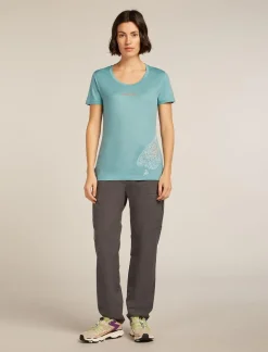 DAMES Icebreaker Shirts Dames|W Merino 150 Tech Lite SS Scoop Tee 30th Anniv
