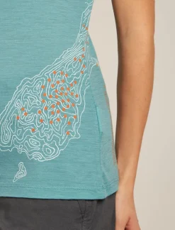 DAMES Icebreaker Shirts Dames|W Merino 150 Tech Lite SS Scoop Tee 30th Anniv