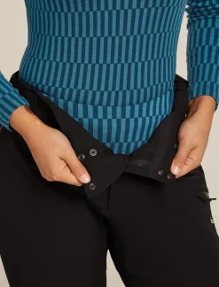 DAMES Icebreaker Ondergoed Dames|W Merino 260 Tech Vertex High Rise Leggings Snow G