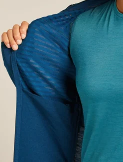 DAMES Icebreaker Vesten|W Merino Blend 300 RealFleece Descender LS Zip