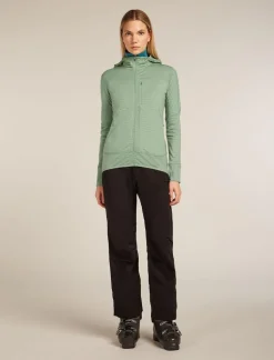 DAMES Icebreaker Vesten|W Merino Blend 300 RealFleece™ Descender LS Zip Ho