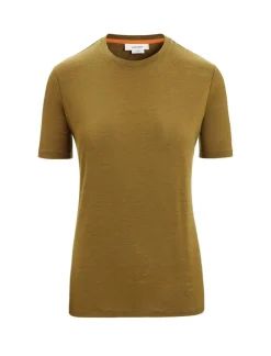 DAMES Icebreaker Shirts Dames|W merino linen SS tee