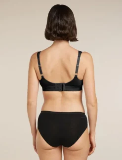 DAMES Icebreaker Ondergoed Dames|W Merino Queens Clasp Bra