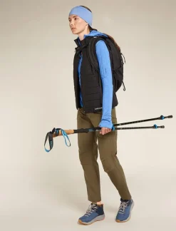 DAMES Icebreaker Vesten|W Merino Realfleece Descender LS Zip Hoodie