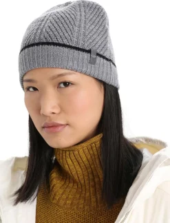 DAMES Icebreaker Handschoenen, Hoofddeksels E.D.|Handschoenen, Hoofddeksels E.D.|Waypoint beanie