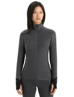DAMES Icebreaker Vesten|wmns descender LS zip