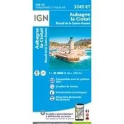IGN Frankrijk|3245ET Aubagne La Ciotat