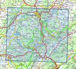 IGN Frankrijk|3326ET Champagnole/Lac de Chalain