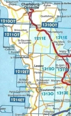 IGN Frankrijk|1214ET Granville Iles Chausey