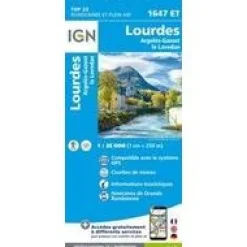 IGN Frankrijk|1647ET Lourdes Argelès-Gazost