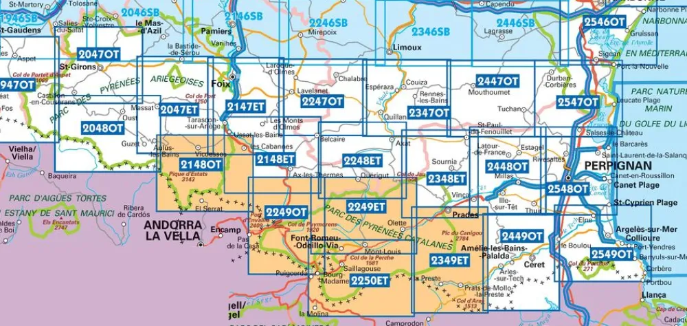 IGN Frankrijk|2047ET Massat Pic des Trois Seeurs