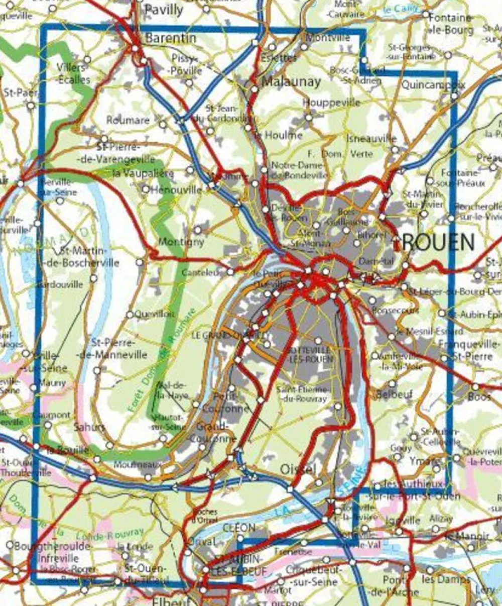 IGN Frankrijk|1911ET Rouen Forêts Rouennaises