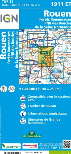 IGN Frankrijk|1911ET Rouen Forêts Rouennaises