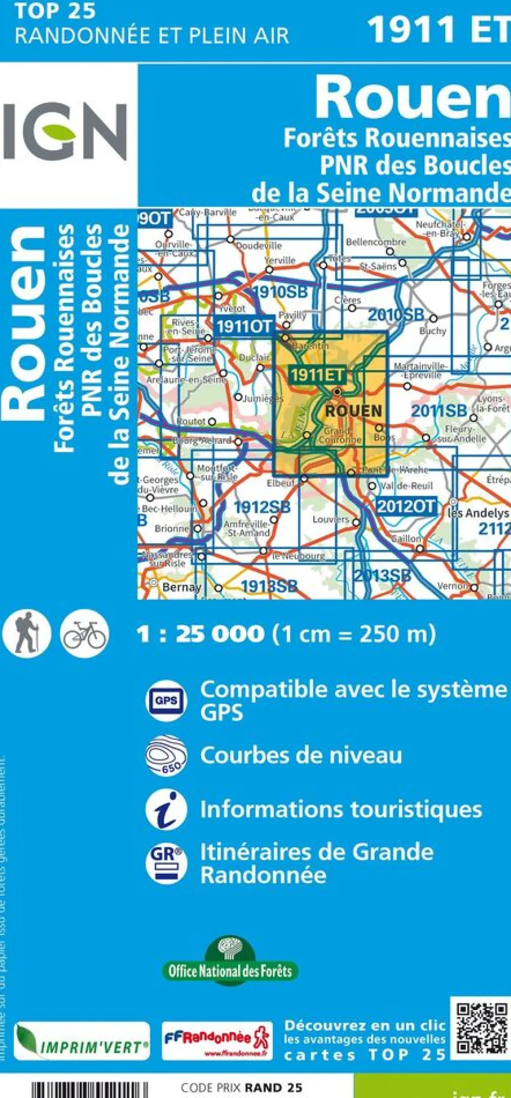 IGN Frankrijk|1911ET Rouen Forêts Rouennaises