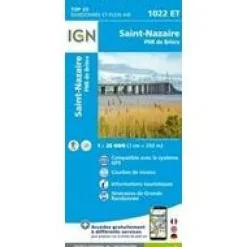 IGN Frankrijk|1022ET St-Nazaire PNR de Brière