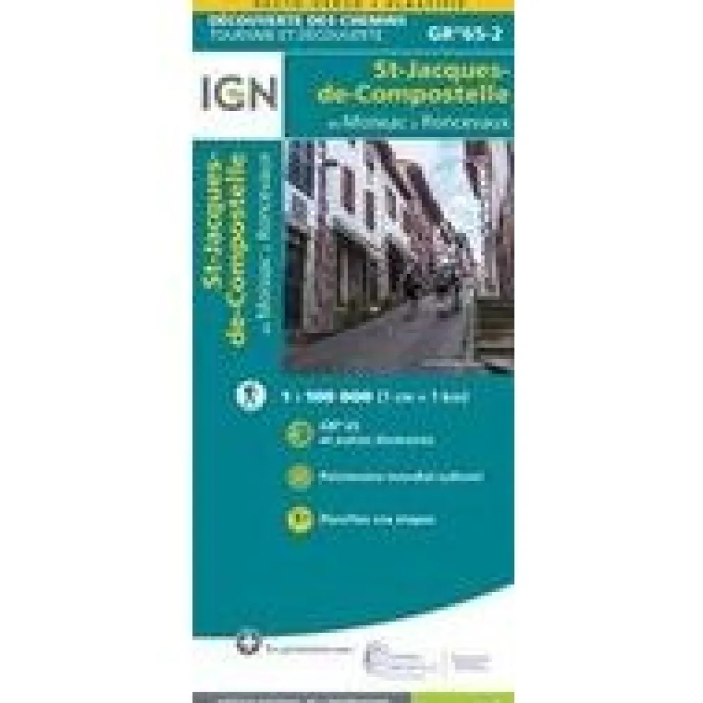 IGN Frankrijk|GR65-2 St-Jacques-de-Compostelle/Moissac