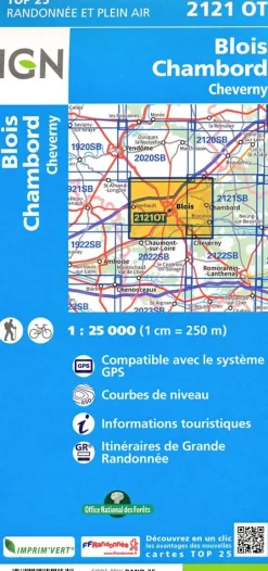 IGN Frankrijk|2121OT Blois Chambord Cheverny