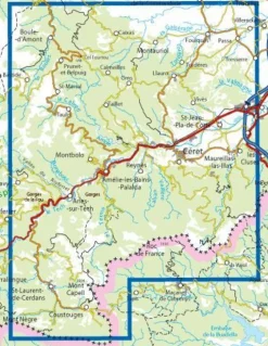 IGN Frankrijk|2449OT Céret Amélie-les-Bains-Palalda