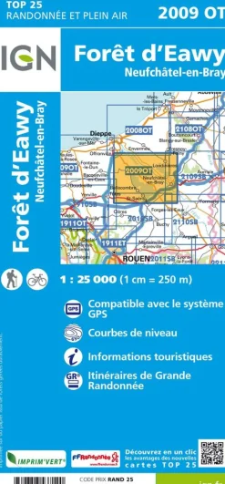 IGN Frankrijk|2009OT Forêt d'Eawy