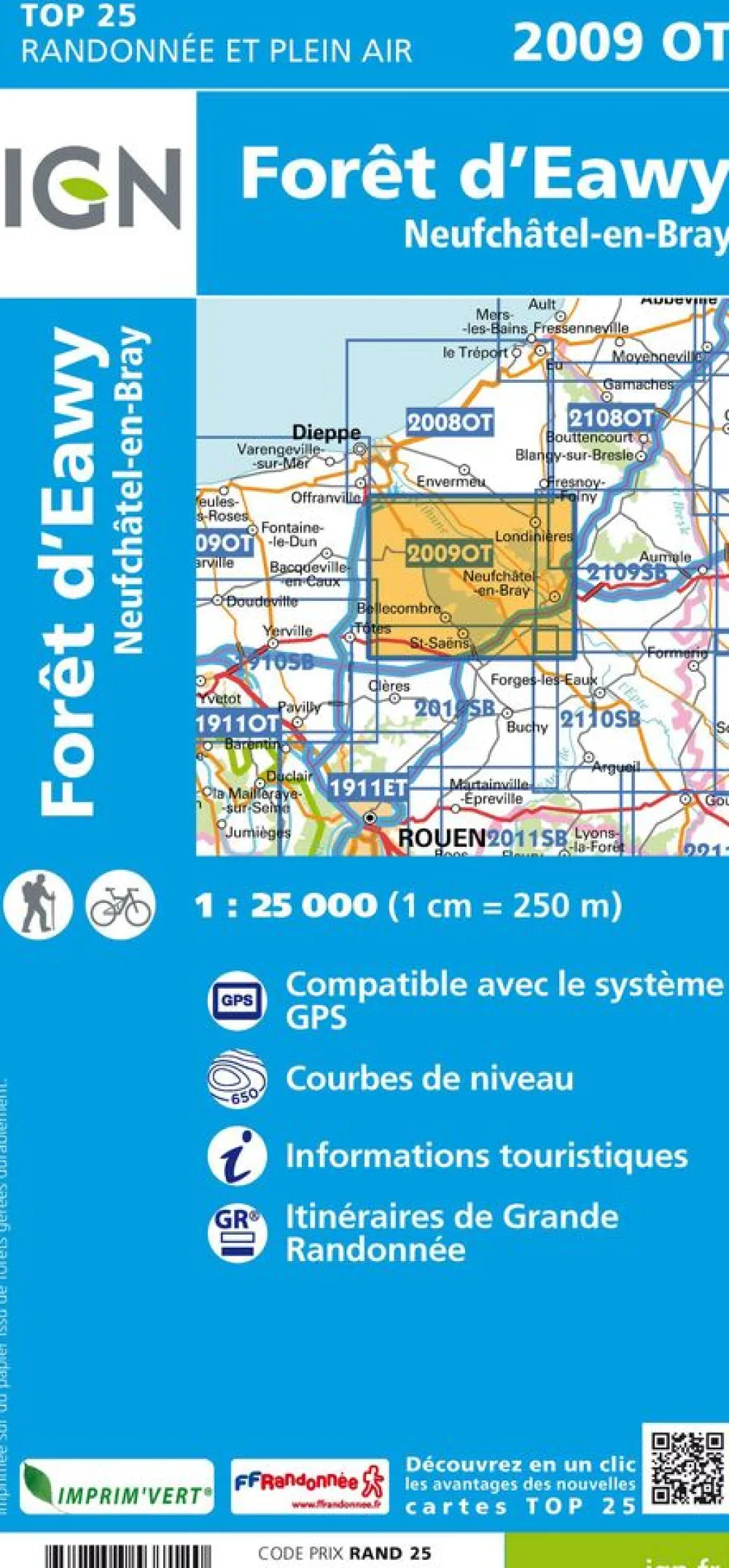 IGN Frankrijk|2009OT Forêt d'Eawy