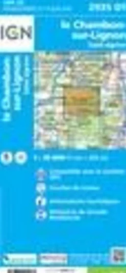 IGN Frankrijk|2935OT Le Chambon-sur-Lon