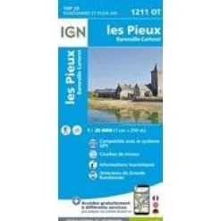 IGN Frankrijk|1211OT Les Pieux Barneville-Carteret