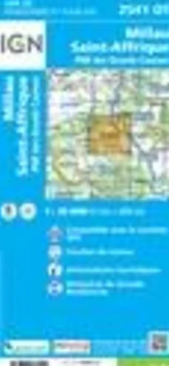 IGN Frankrijk|2541OT Millau St-Affrique