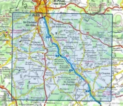 IGN Frankrijk|2841OT Vézénobres Moussac