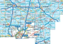 IGN Frankrijk|Topografische kaart 2710SB Laon - Sissonne