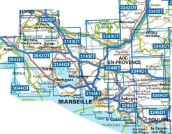 IGN Frankrijk|Wandelkaart 2943et Arles