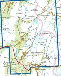 IGN Frankrijk|Wandelkaart 3335et Bourg d'Oisans - Alpe d'Huez