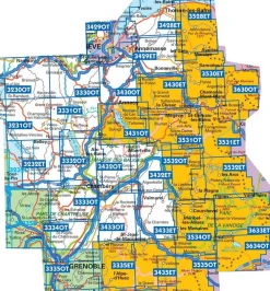 IGN Frankrijk|Wandelkaart 3335et Bourg d'Oisans - Alpe d'Huez