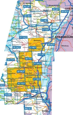 IGN Frankrijk|Wandelkaart 3620et Grand Ballon