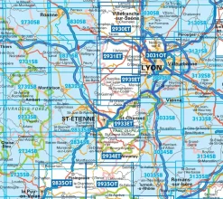 IGN Frankrijk|Wandelkaart 2933et Massif du Pilat