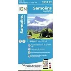 IGN Frankrijk|Wandelkaart 3530ET Samoëns Haut-Giffre