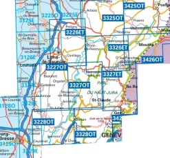 IGN Frankrijk|Wandelkaart 3330ot Bellegarde-sur-Valserine