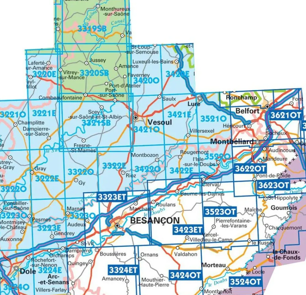 IGN Frankrijk|Wandelkaart 3330ot Bellegarde-sur-Valserine