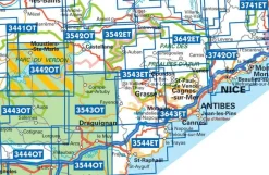 IGN Frankrijk|Wandelkaart 3544ot Le Muy - Lorgues