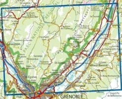 IGN Frankrijk|Wandelkaart 3334ot Massif Chartreuse Sud