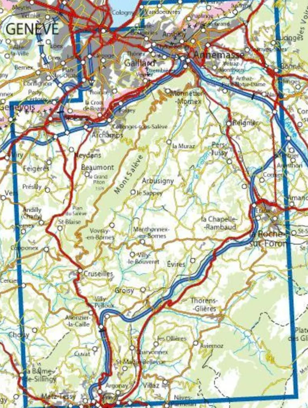 IGN Frankrijk|Wandelkaart 3430ot Mont Salève
