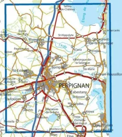 IGN Frankrijk|Wandelkaart 2548ot Perpan