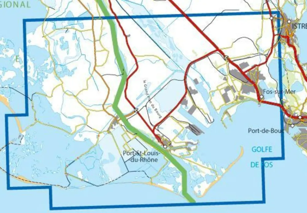 IGN Frankrijk|Wandelkaart 3044ot Port-St-Louis-du-Rhone