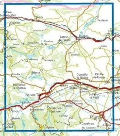 IGN Frankrijk|Wandelkaart 2448ot Thuir Ille-sur-Têt