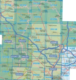 IGN Frankrijk|Wandelkaart 2923SB Pouilly-en-Auxois