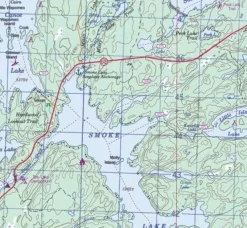 ITMB Canada|Wegenkaart Algonquin Provincial Park