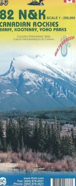 ITMB Canada|Wegenkaart Canadian Rockies