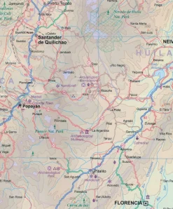 ITMB Zuid-Amerika|Wegenkaart Colombia