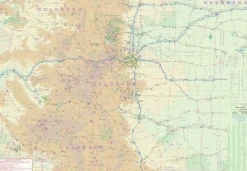 ITMB Verenigde Staten|Wegenkaart Denver & Colorado